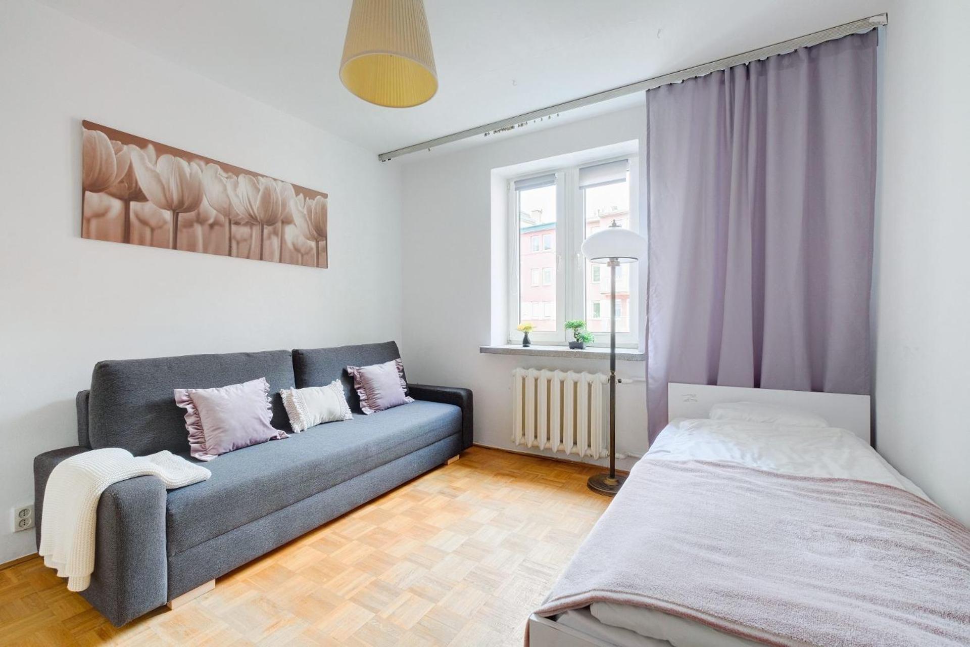 Spacious Apartment In Green Location Warsaw Exterior photo
